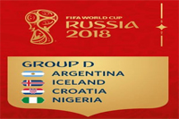 اهداف ولقطات المجموعة الرابعة (الأرجنتين-ايسلندا-كرواتيا-نيجيريا) في كأس العالم