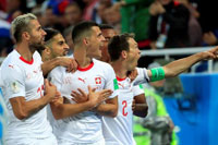 صور مباراة صربيا وسويسرا