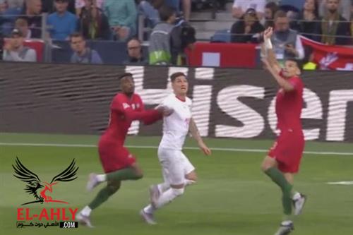 ركلة جزاء مثيرة للجدل لصالح سويسرا أمام البرتغال