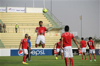 شاهد صور تدريبات احماء الاهلى قبل مباراة الاسيوطي