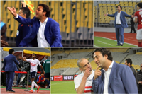 صور ميدو في مباراته الأخيرة مع الزمالك قبل الإقالة بعد الهزيمة من الأهلي