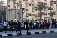 صور احداث جمهور الزمالك قبل مباراة سكورب بطل انجولا