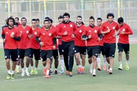 تدريب منتخب المحليين استعدادًا لودية بنين