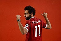 الظهور الأول لمحمد صلاح بقميص ليفربول