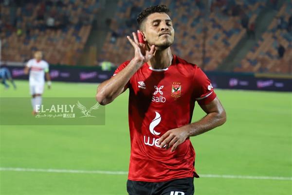 الأهلي رقم 1 .. شاهد احتفال محمد شريف بهدفه في شباك الزمالك 