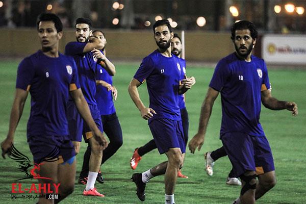 صور مران الأهلي استعدادا لمواجهة الاسماعيلي بالدوري