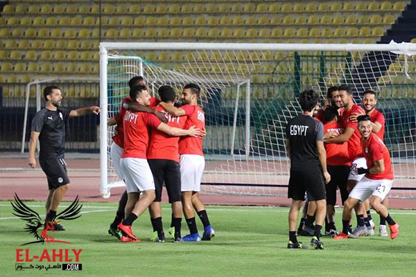 فقرات جديدة في تدريب منتخب مصر استعدادا لمباراة الكونغو الديمقراطية بأمم افريقيا