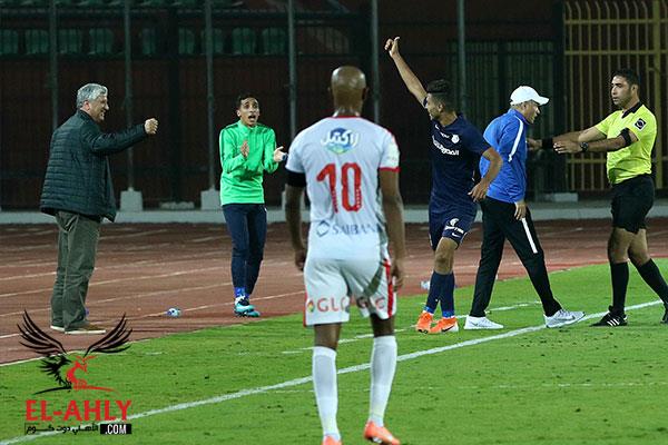 فرحة هيستيرية وغضب رئيس الزمالك في المدرجات في أبرز لقطات سقوط الزمالك أمام انبي 