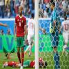 شاهد صور الصدمة والحزن على وجوه لاعبي المغرب بعد الخسارة أمام إيران