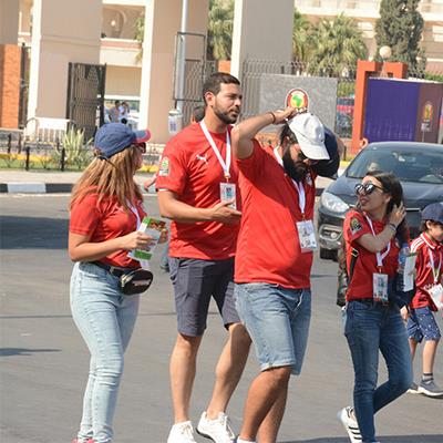 الجماهير تتوافد بكثرة على ستاد القاهرة قبل مواجهة مصر أمام أوغندا