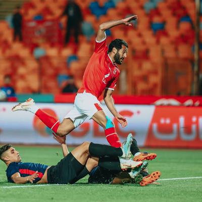 سنتيمترات تمنع مروان محسن من إحراز الهدف الثاني للأهلي أمام النجم