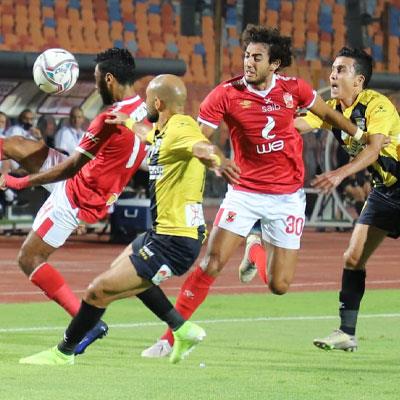 الأهلي يخسر الشناوي ويتقدم بأقدام السولية في الشوط الأول من مواجهة المقاولون العرب